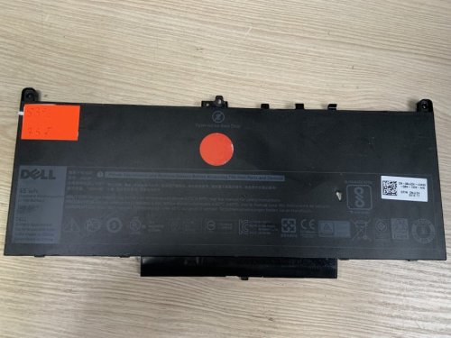 Б/у батарея Dell J60J5 (знос 53%) для Latitude E7260/E7270/E7470; сумісні R1V85 MC34Y 242WD 451-BBSX/Y/U