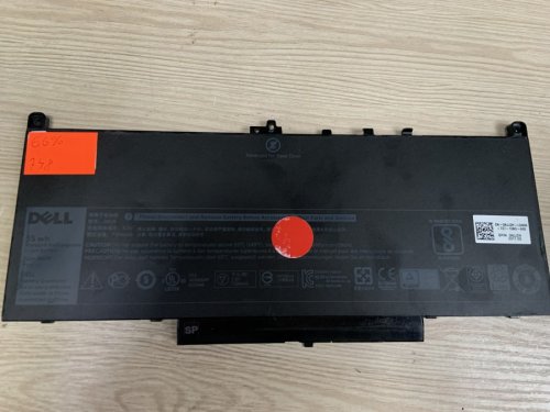Акумулятор Dell J60J5 (знос 66%) для Latitude E7260, E7270, E7470 (R1V85/MC34Y/242WD) б/у