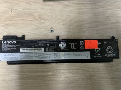 Акумулятор 00HW023 (знос 75%) для Lenovo ThinkPad T460S, T470S, сумісний 00HW022/00HW043