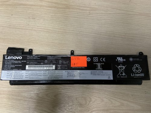 Акумулятор Lenovo 00HW023, знос 63%, для ThinkPad T460S T470S, сумісний 00HW022 00HW033