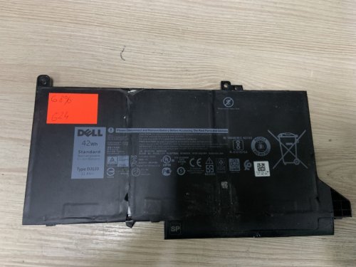 Акумулятор Dell DJ1J0 (знос 68%, б/у) для Latitude 7280/7290/7380/7390/7480/7490 Original
