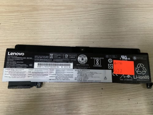 Акумулятор АКБ Lenovo SB10J79002 (знос 61%) для ThinkPad T460S, T470S, сумісн. 00HW022/00HW023/00HW024