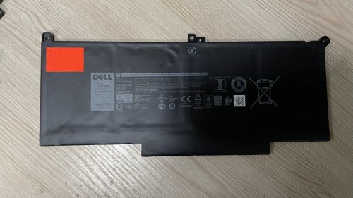 Акумулятор Dell F3YGT (знос 72%) для Latitude 7280/7290/7380/7390/7480/7490, E7280/E7290/E7380/E7480 Original