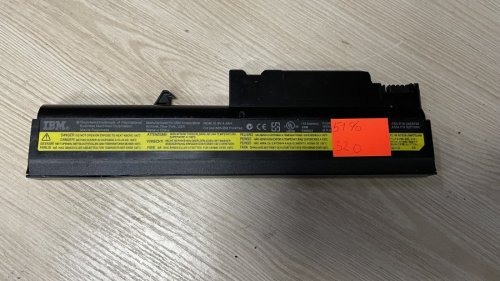 Акумулятор Lenovo 92P1065/08K8198 (320) б/в, знос 51% для ThinkPad T40/T41/T42/T43/R50/R51