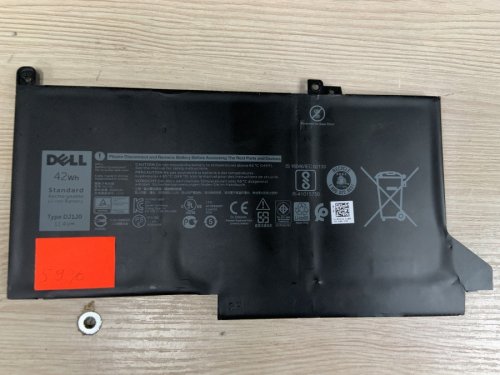 Акумулятор DELL DJ1J0 (знос 59%), б/в, для Latitude 7280/7290/7380/7390/7480/7490 Original