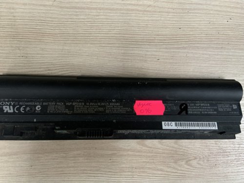 Акумулятор для ноутбука Sony VAIO VGP-BPS14b (VGP-BPS14/B/S, VGP-BPL14/B) 0% знос, б/у Original