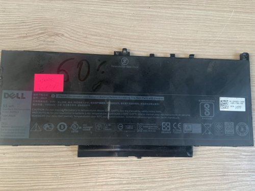 Акумулятор J60J5 (знос 61%) для Dell Latitude E7260/E7270/E7470, б/у (R1V85/MC34Y/242WD)