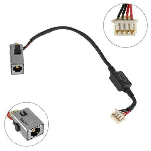 Б/в розʼєм живлення з кабелем для HP Mini 110-3500, 110-3600 (627607-001)