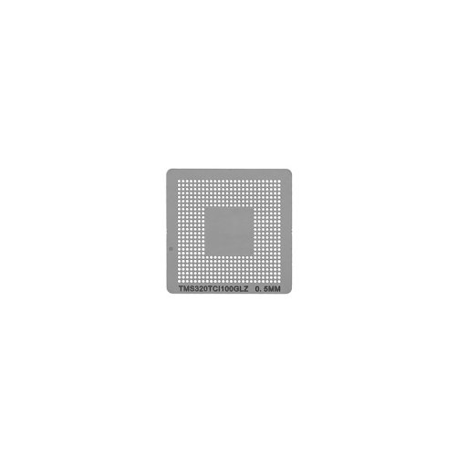 Трафарет прямого нагріву TMS320TCI100GLZ, 0.5 мм