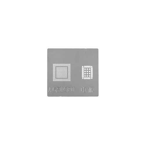 Трафарет A6 для прямого нагріву CPU