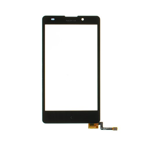 Сенсорний тачскрін для Nokia XL Dual Sim, чорний, High Copy