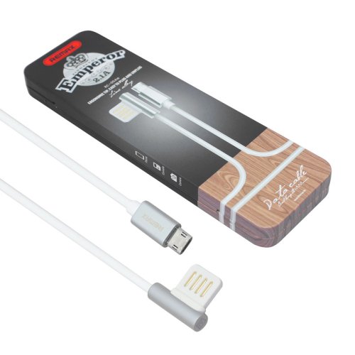 Кабель REMAX Emperor USB–Micro USB, сріблястий
