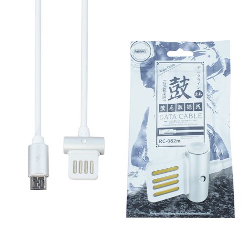 Кабель REMAX Waist Drum USB–Micro USB, білий