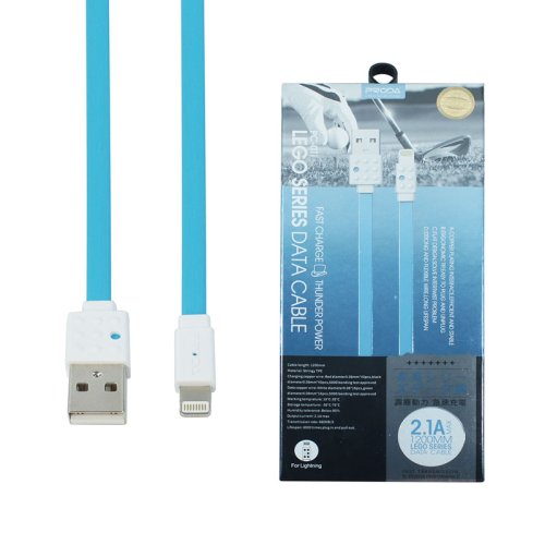 Кабель REMAX Lego USB‑A → Lightning (iP), синій
