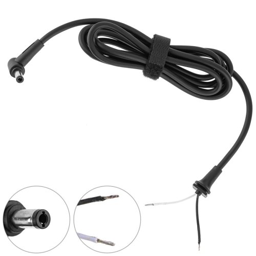 DC кабель живлення для БЖ ASUS 120–180W 5.5×2.5мм, 2×1.5мм, L‑штекер, 170см Original