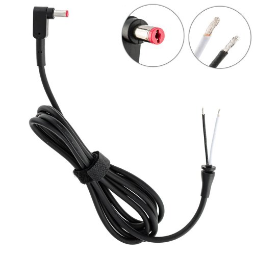 DC-кабель живлення для БЖ ACER 120–180W 5.5×1.7мм, 2×1.5мм, L-штекер, 170см Original