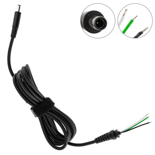 DC кабель живлення Dell для БЖ 45W 4.5×3.0мм+1pin, прямий штекер, ферит, 170см Original