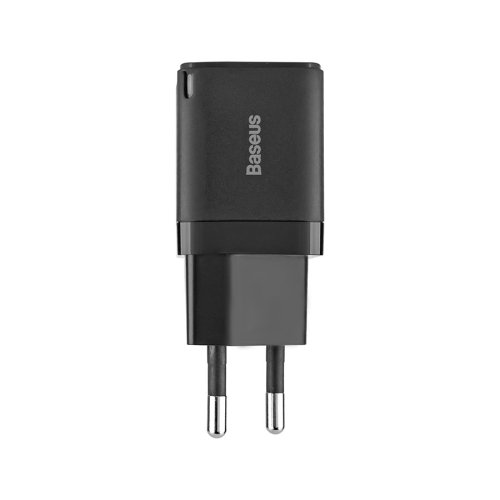 Зарядний пристрій Baseus GaN3 Fast Charger 1C 30W EU, чорний (CCGN010101)