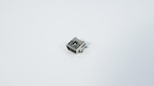 Розʼєм miniUSB MIJ019 для планшета/телефона, 5 pin, 4 фіксовані ніжки