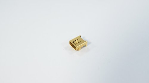 Роз’єм miniUSB MIJ018 для планшета/телефона, 8 pin, 4 фікс. лапки