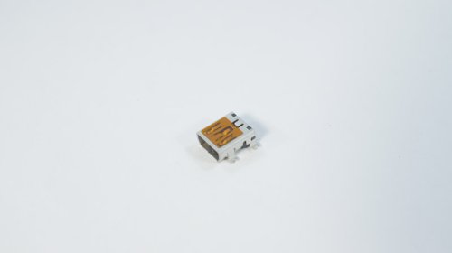 Розʼєм miniUSB MIJ013 для планшета/телефона, 10 pin, 4 фікс. лапки
