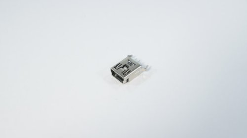 Роз’єм miniUSB MIJ008 для планшета/телефона, 5 pin, 2 фіксовані лапки