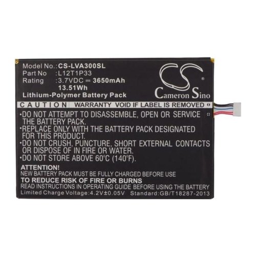 Акумулятор Lenovo L12T1P33 3650 mAh для планшета A3300, A5000 (Cameron Sino CS-LVA300SL)
