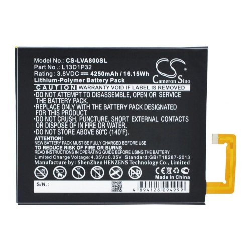 Акумулятор Lenovo L13D1P32 4250mAh для планшета A5500 Tab 2 A8-50 (Cameron Sino CS-LVA800SL)