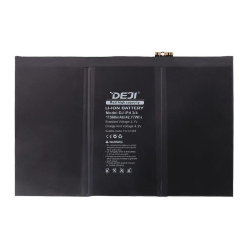 Акумулятор DEJI Apple A1389 для iPad 3 та iPad 4, 11560 мА·год