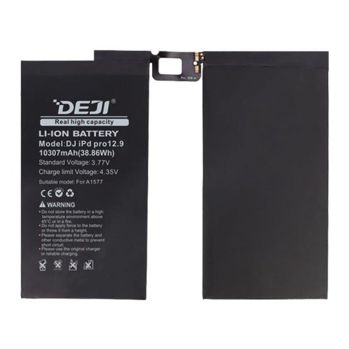 Акумулятор DEJI Apple A1577 для iPad Pro 12.9 1st Gen (A1584/A1652), 10307 мА·год