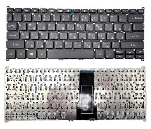 Клавіатура для Acer Swift SF114-32/SF314-54/54G/41/41G, Spin SP513-51/52N/53N, чорна (RU)