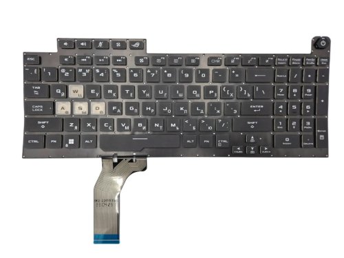 Клавіатура для ASUS G731/G731GW/G731GT/G731GD/G731GU/G731GV/G732L/G732G/G712/G712L RU чорна 8Pin RGB Original