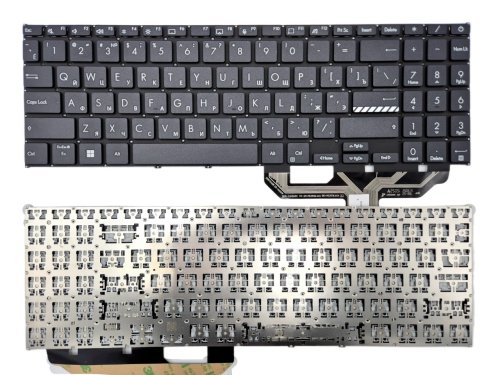 Клавіатура для ASUS VivoBook X1502/M1502/X1503/X1602/X1603/X1504/X1605/F1603/M1603Q/M1605XA3, чорна RU