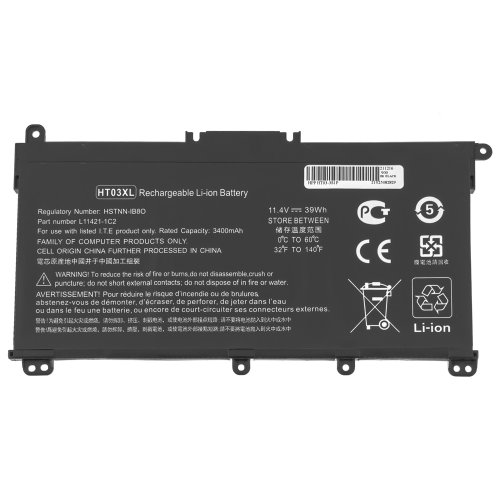Акумулятор для ноутбука HP HT03XL Pavilion 14-CE/15-DA/15-CW/17-CA 11.4V 3400mAh 39Wh Black