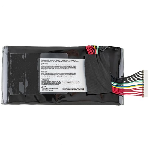 Акумулятор для ноутбука MSI BTY-L78 для GT62/GT62VR/GT80/GT80S/GT73/GT83/GT73VR/GT83VR 14.8V 5225mAh 75.24Wh чорний