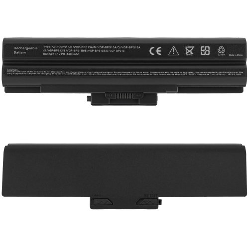 Акумулятор для ноутбука Sony BPS21 (VAIO VGN: AW41JF, AW41JF/H, AW41MF, AW41MF/H, AW41XH, AW41XH/Q, AW41ZF, AW41ZF/B, AW50DB/H, AW51JGB, AW52JGB, AW53FB, AW70B/Q, AW71JB, AW72JB) 10.8V 4400mAh чорний