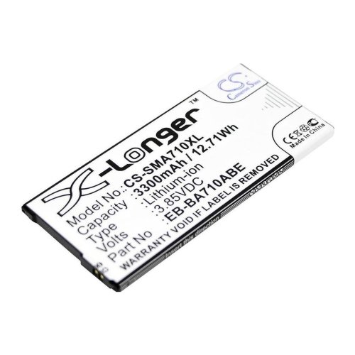 Акумулятор Samsung EB-BA710ABE 3300 mAh для Galaxy A7 (2016) SM-A710 X-Longer CS-SMA710XL