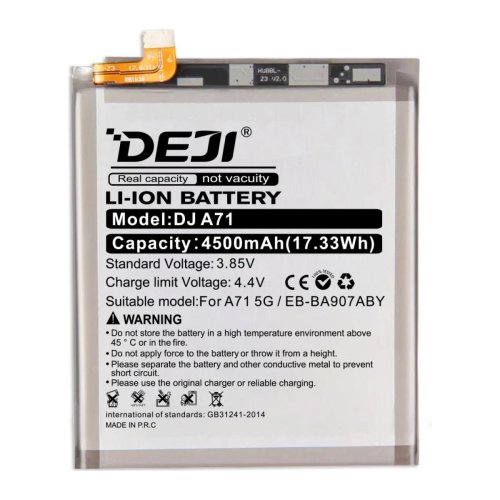 Акумулятор DEJI EB-BA907ABY для Samsung Galaxy S10 Lite SM-G770, 4500 мА·год