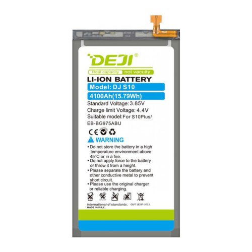Акумулятор DEJI EB-BG975ABU для Samsung Galaxy S10 Plus SM-G975F/DS 3500 мА·год