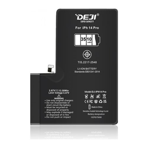 Посилена батарея DEJI 3510 мА·год для Apple iPhone 14 Pro (A2891)