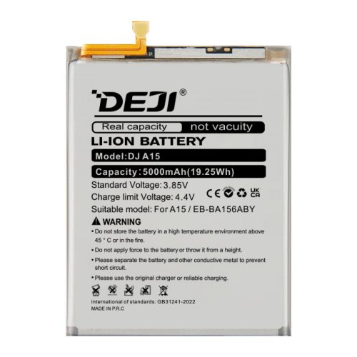 Акумулятор DEJI EB-BA156ABY для Samsung Galaxy A15 (2024) SM-A155/SM-A156 5000 mAh