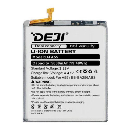 Акумулятор DEJI EB-BA256ABS 5000 mAh для Samsung Galaxy A25 SM-A256 та A55 SM-A556