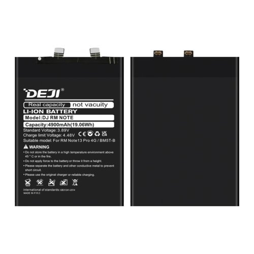Акумулятор DEJI BM5T-B 4900 mAh для Xiaomi Redmi Note 13 Pro 4G