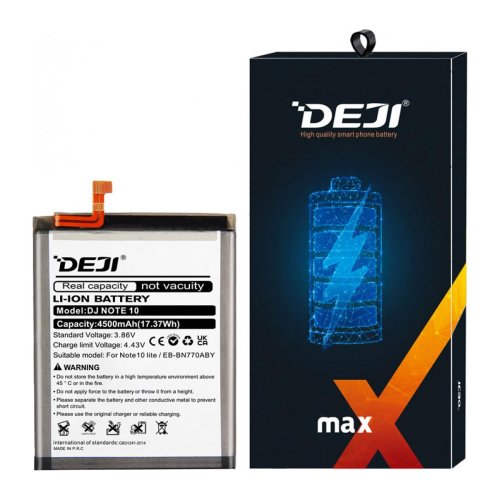 Акумулятор DEJI EB-BN770ABY для Samsung Galaxy Note 10 Lite SM-N770F/DS, 4500 мА·год
