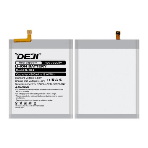 Акумулятор DEJI EB-BS926ABY для Samsung Galaxy S24+ Plus SM-S926, 4900 мА·год
