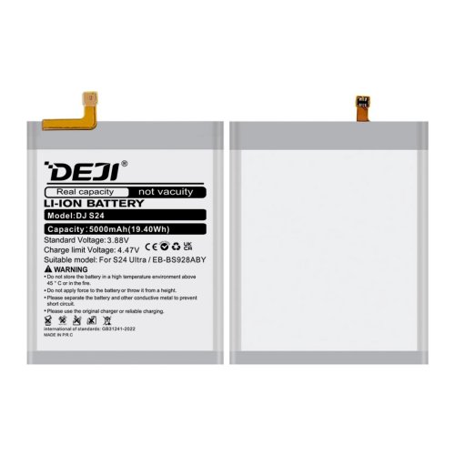 Акумулятор DEJI EB-BS928ABY для Samsung Galaxy S24 Ultra SM-S928, 5000 мА·год