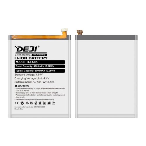 Акумулятор DEJI WT-S-N28 для Samsung Galaxy A05 (2023) SM-A055F/DS, 4900 mAh