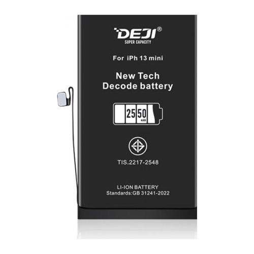 Адаптивний акумулятор DEJI 2550 mAh для iPhone 13 Mini, розпізнається iOS, без прошивки