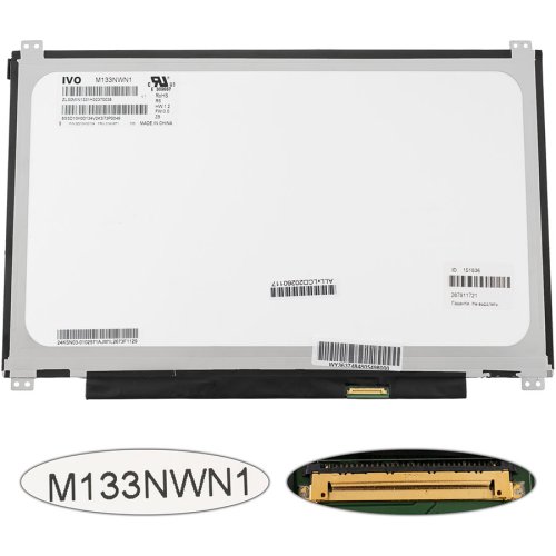 Матриця 13.3" M133NWN1 R5 1366×768 eDP 30pin LED Slim матова, роз’єм справа знизу (renew)