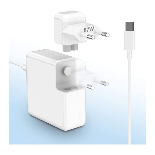 Блок живлення USB‑C 87W для MacBook Pro 13–15″ (2016–2022) і MacBook Air (2018–2024)